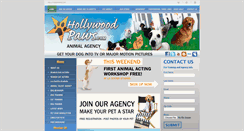 Desktop Screenshot of hollywoodpaws.com